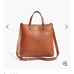 Madewell bag — brown leather